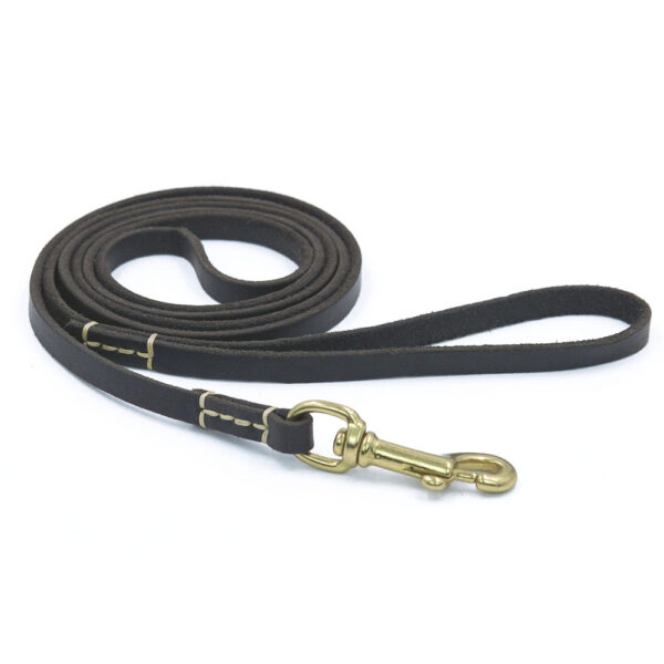 Handmade Genuine Leather Dog Leash - Image 3