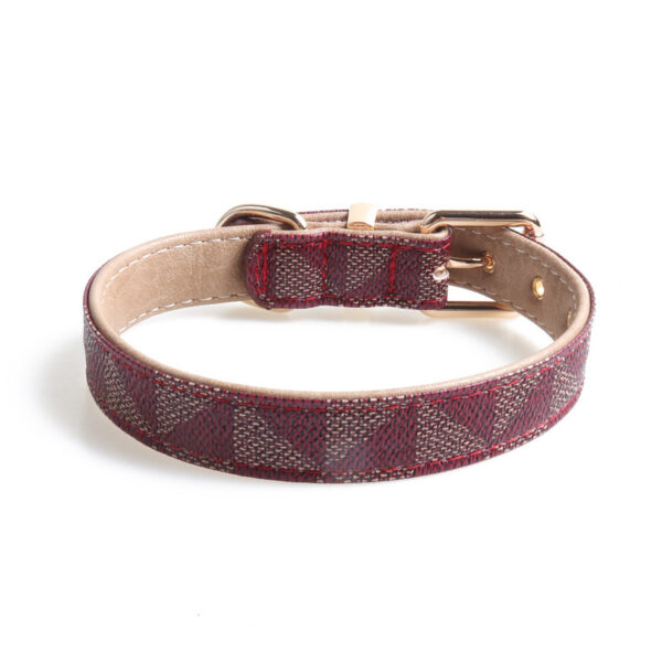 Exquisite PU Leather Dog Collar - Image 2