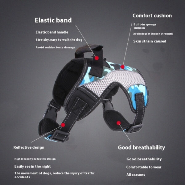 Breathable Harness for Medium Dogs - Image 2