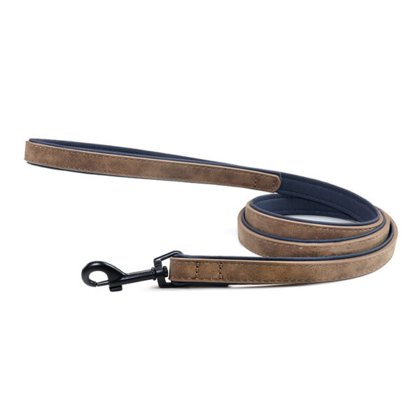 Pull-Resistant Leather Dog Leash - Image 8