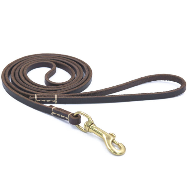 Handmade Genuine Leather Dog Leash - Image 8