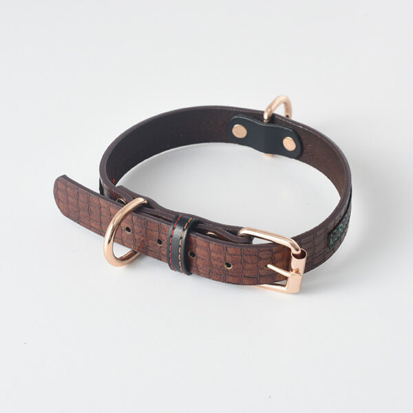 Durable Leather Dog Leash & Collar Set - Image 7