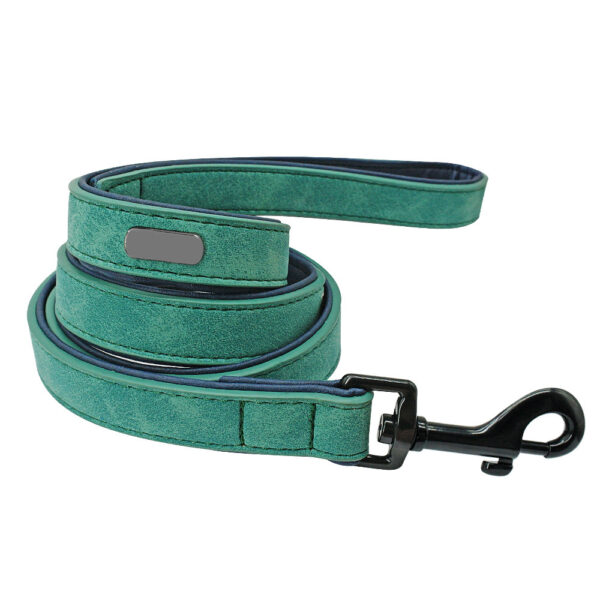 Pull-Resistant Leather Dog Leash - Image 5