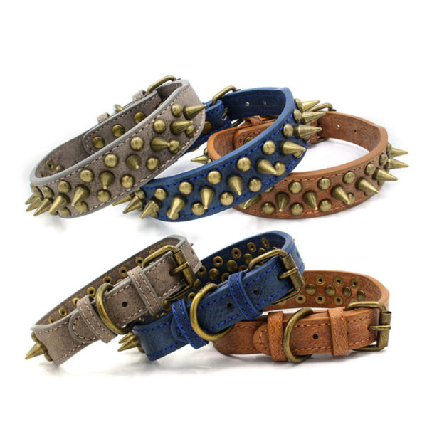 Retro Studded Dog Collar - Image 5