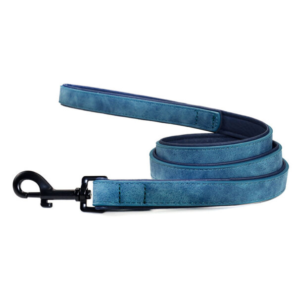 Pull-Resistant Leather Dog Leash - Image 4