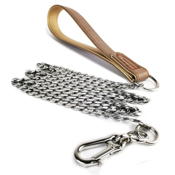 Stainless Steel Anti-Bite Dog Leash - Image 4