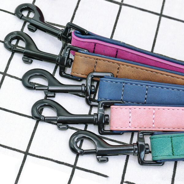 Pull-Resistant Leather Dog Leash - Image 7