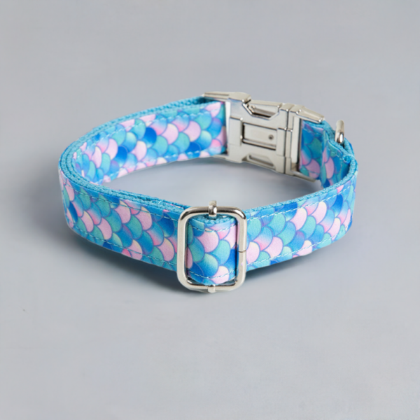 Chic Mermaid Pet Collar for Stylish Pets