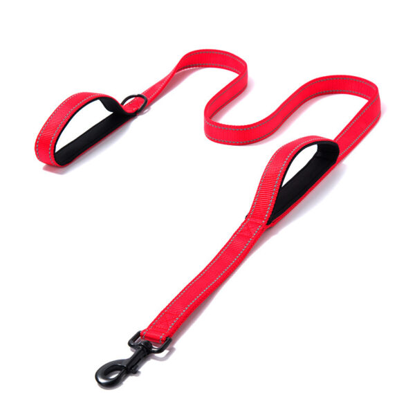 Double Thick Reflective Dog Leash - Image 2